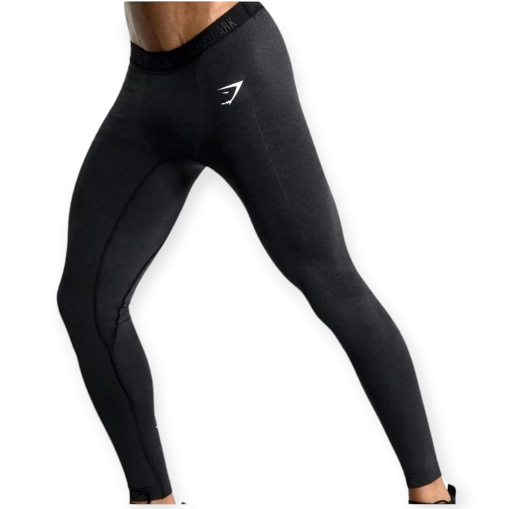 GYMSHARK Mens Fitness Vital Seamless Compression Tights Black Extra Large NWT